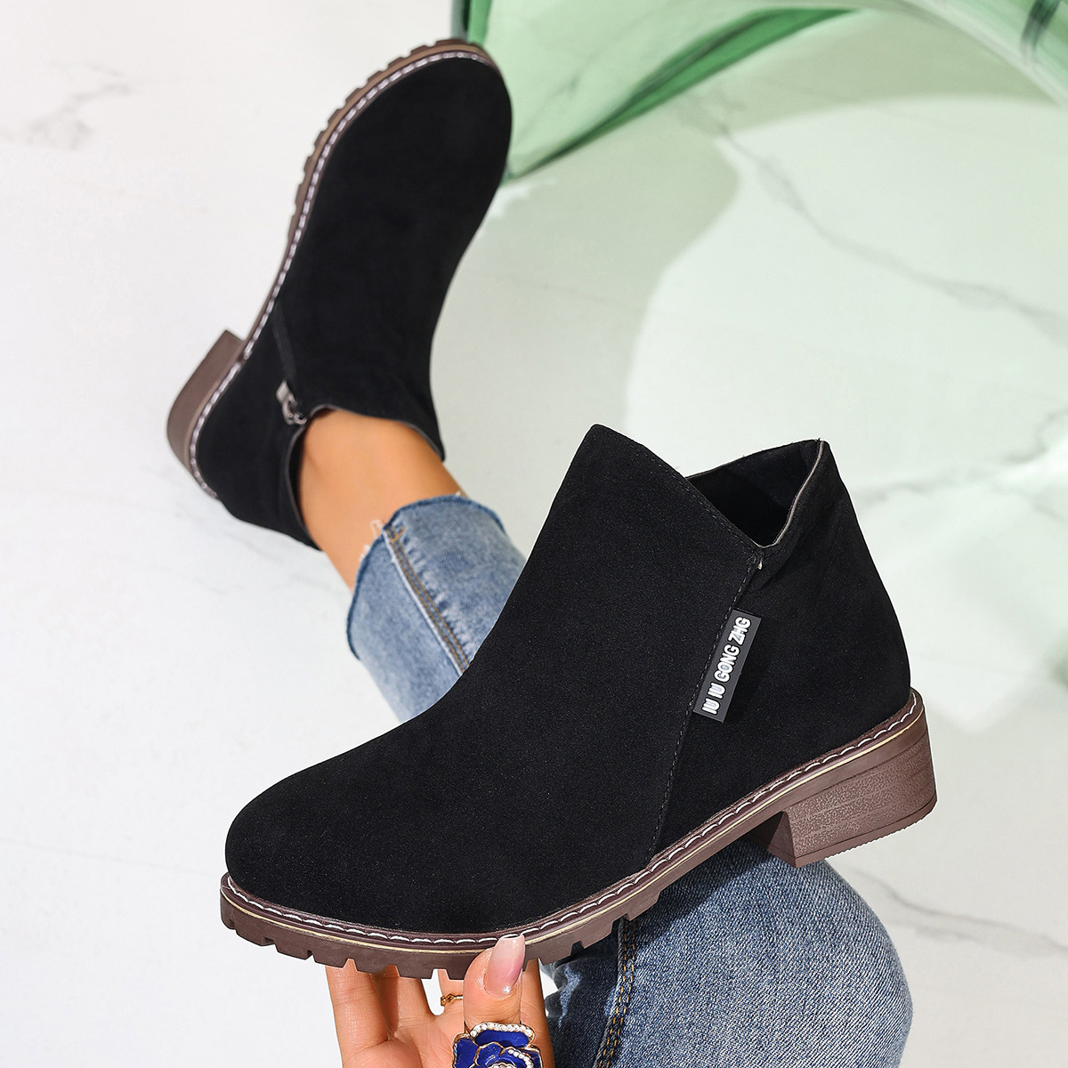 Women Formal Wear On Sale - Women Autumn Winter Ankle Boots Side