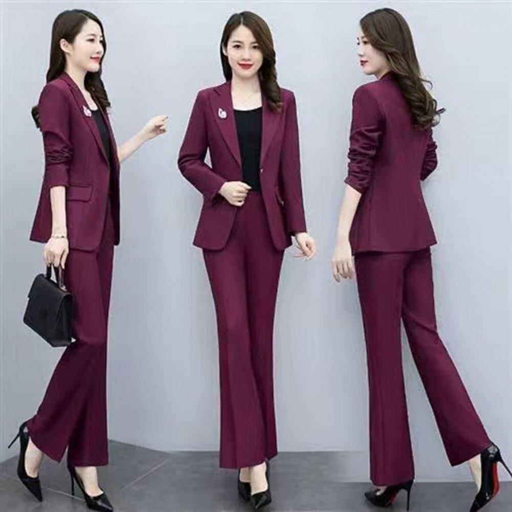 Formal Wear Women Us - 2 Pcs/Set Lady Formal Coat Pants