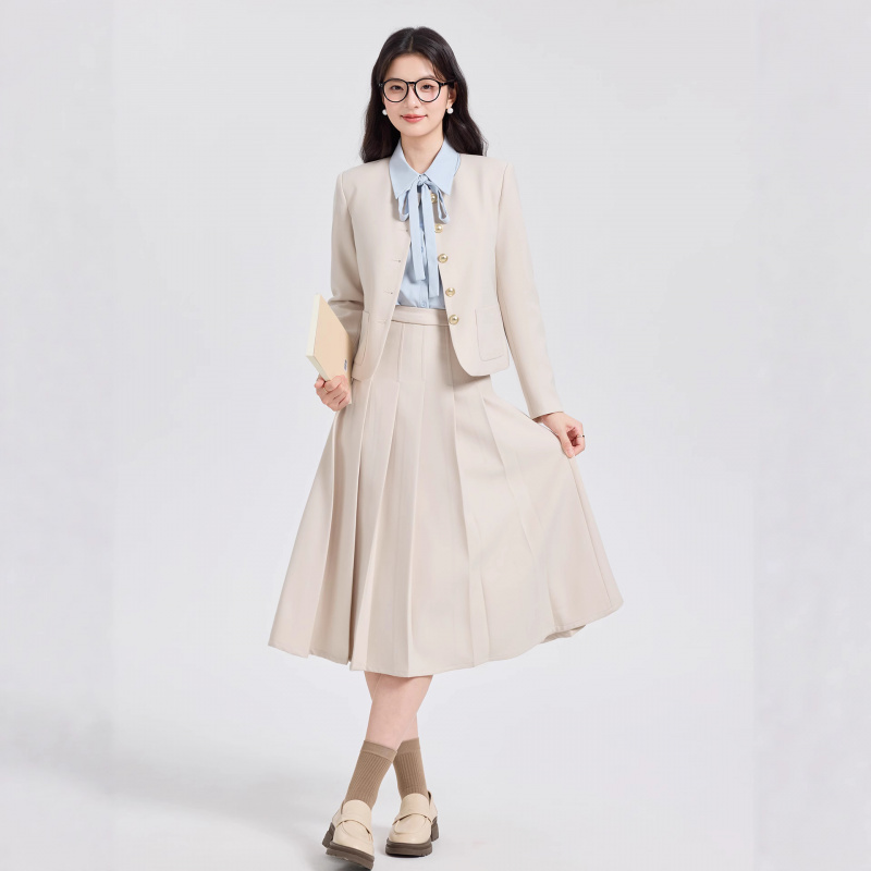 Gray Short Suit Set for Women  - огляд і ціна Women Formal Wear Interview