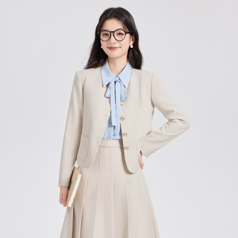 Gray Short Suit Set for Women  - огляд і ціна Women Formal Wear Interview