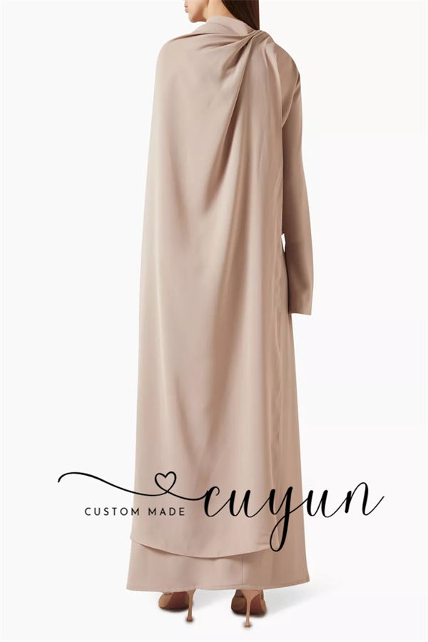 CUYUN Customized Khaki Modest  - огляд і ціна Women'S Formal Wear For A Wedding Guest