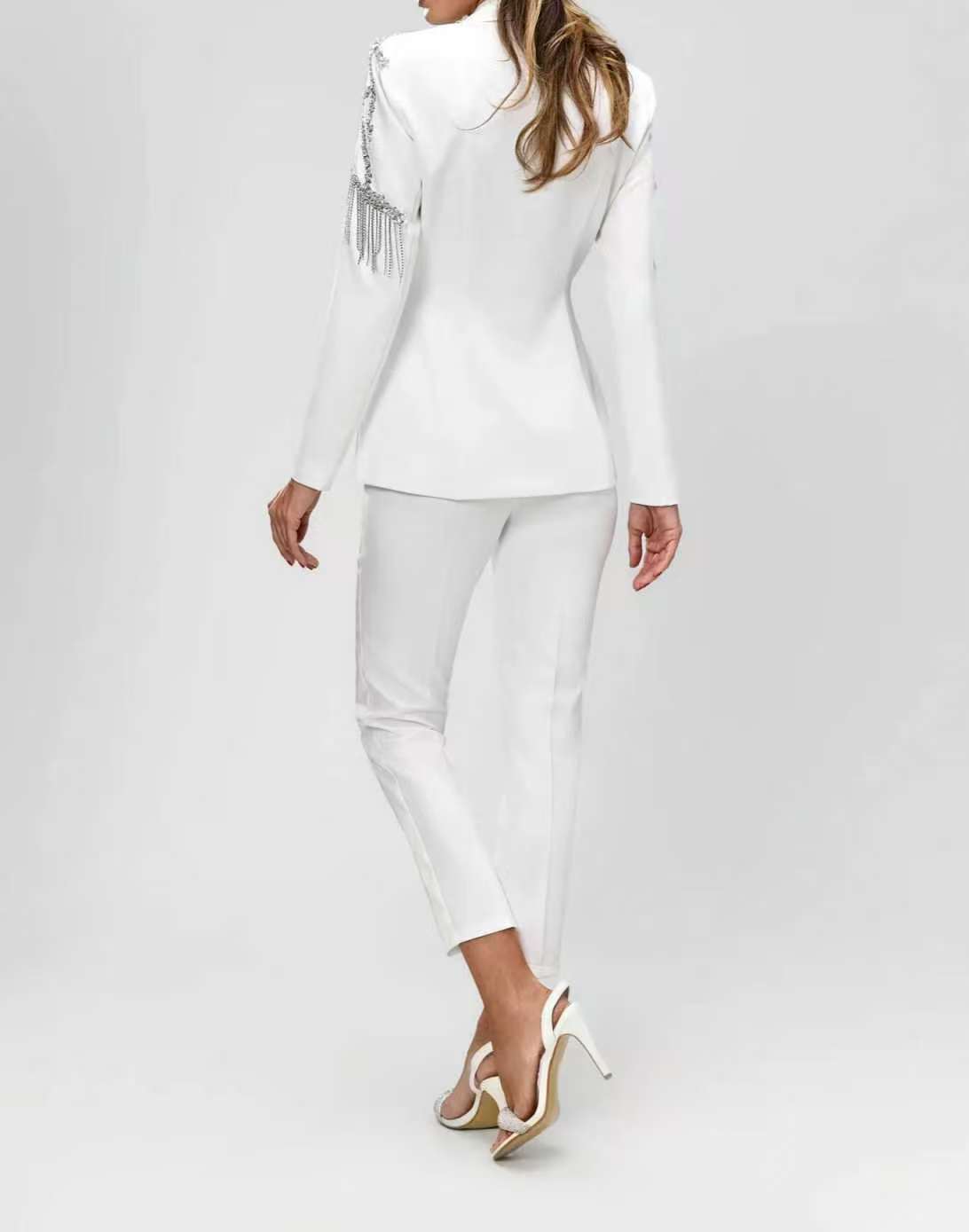 Crystals Beading Women Suit Se - огляд і ціна Women'S Formal Wear For A Wedding Guest