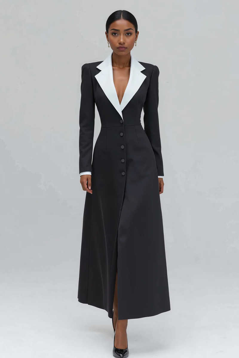 A Line Women Long Blazer Jacke - огляд і ціна Women'S Formal Wear For A Wedding Guest