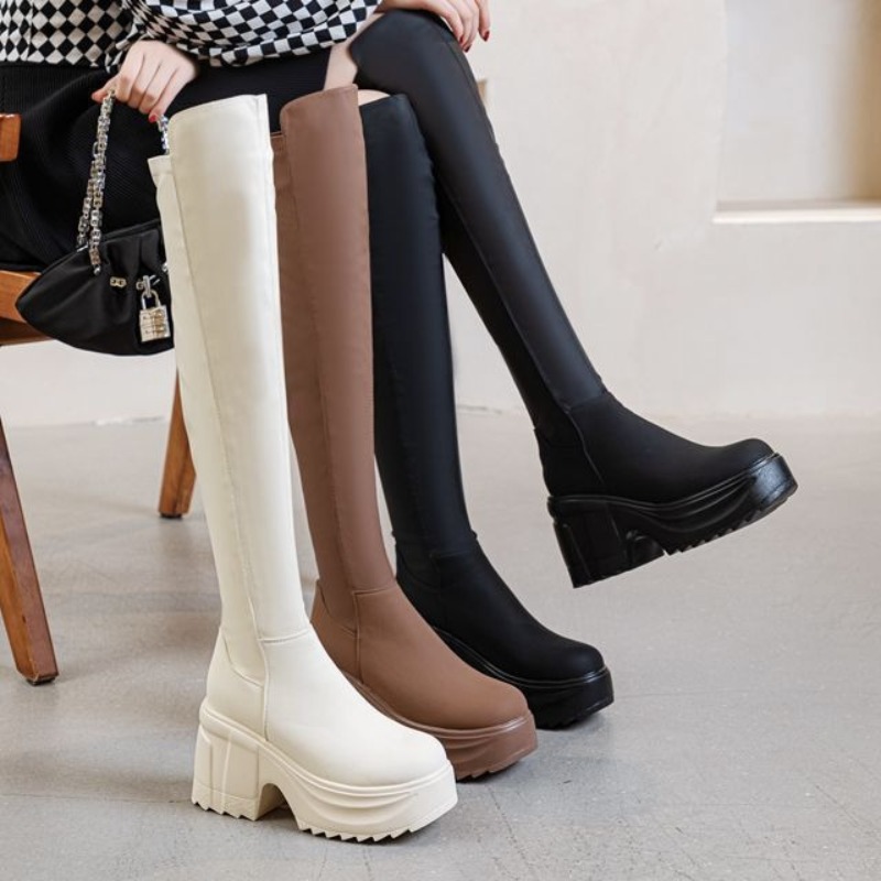 Womens Knee High Thick Sole Wi - огляд і ціна Formal Wear Women Us