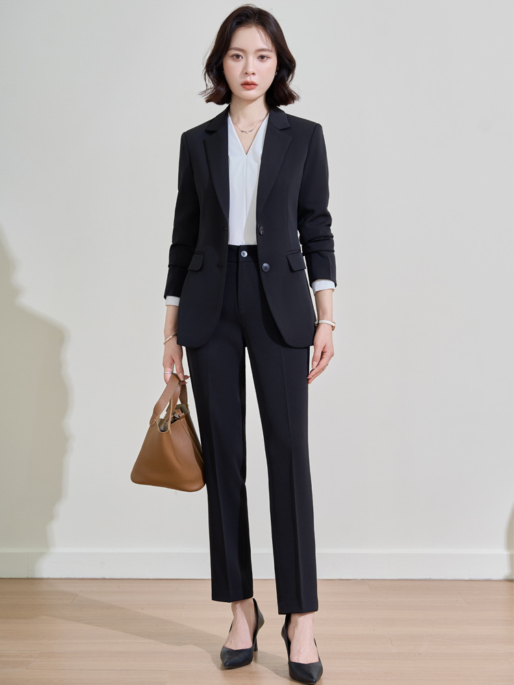 Navy blue professional suit fo - огляд і ціна Women Formal Wear Interview