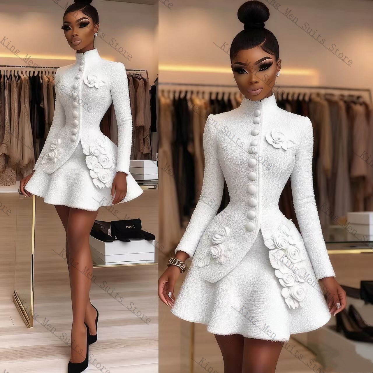 Luxury White Women Suit Set 2  - огляд і ціна Women'S Formal Wear For A Wedding Guest