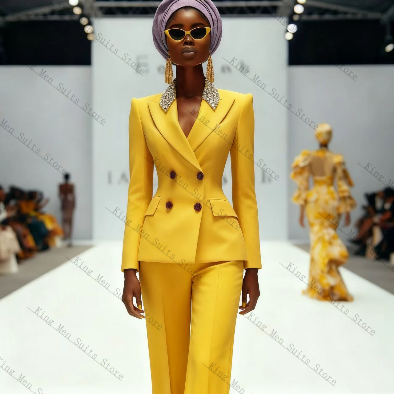 Luxury Crystals Women Suit Set - огляд і ціна Women'S Formal Wear For A Wedding Guest