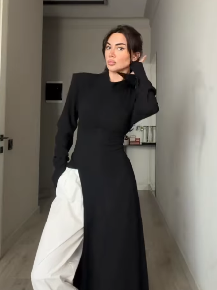 Women's Elegant High Neck Long - огляд і ціна Formal Wear Women Us