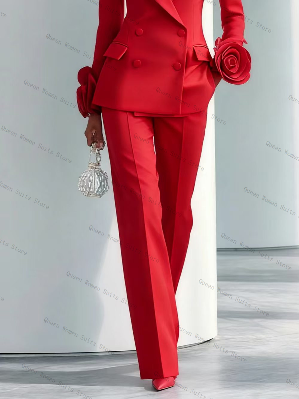 Luxury Red Women Suit Set 2 Pc - огляд і ціна Women'S Formal Wear For A Wedding Guest