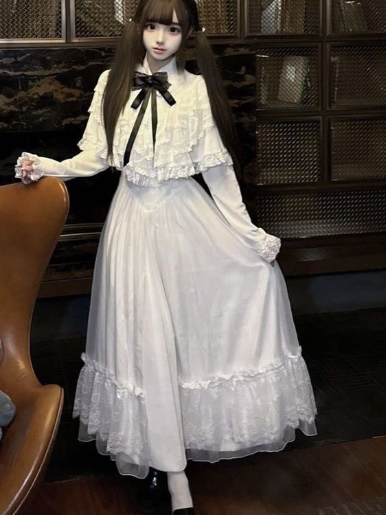 Japanese Short Sleeve Bow Lace - огляд і ціна Formal Wear Women Us