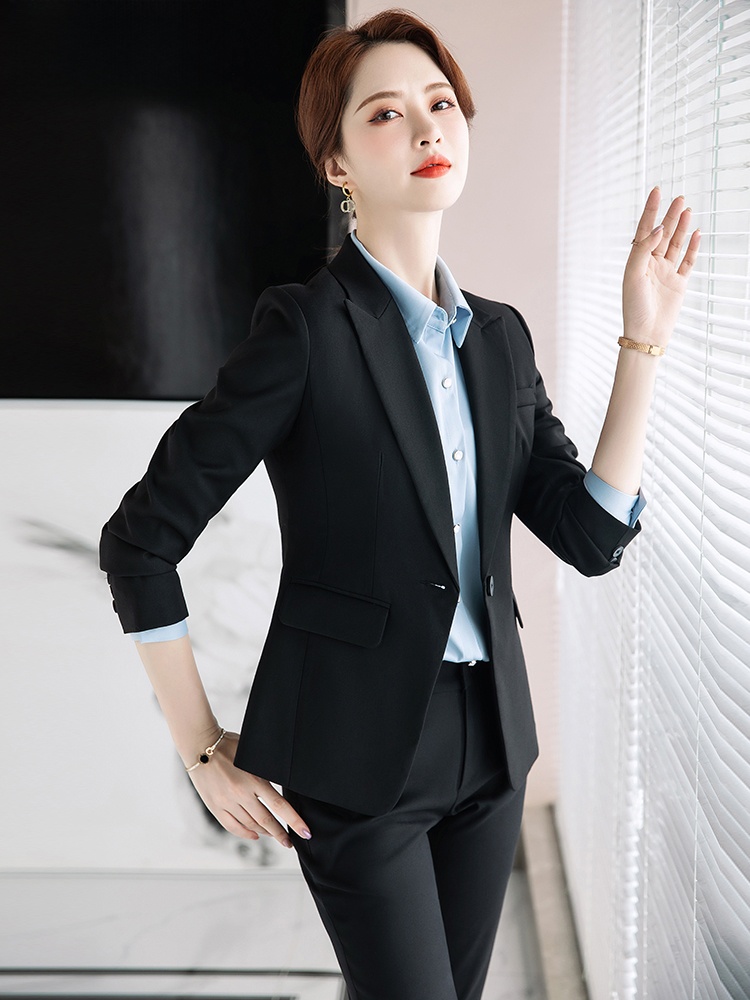 Gray Suit Set for Women Spring - огляд і ціна Women Formal Wear Interview
