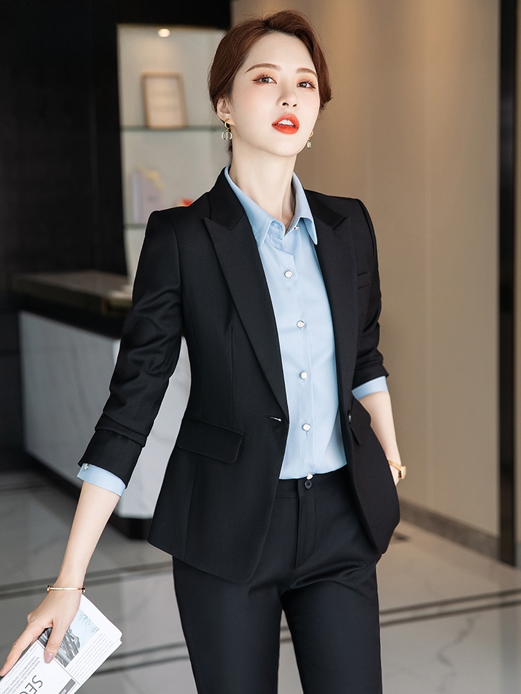 Gray Suit Set for Women Spring - огляд і ціна Women Formal Wear Interview