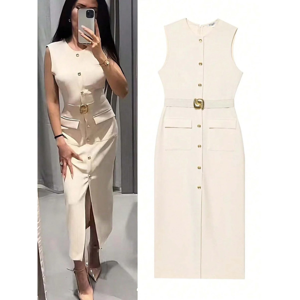Woman‘s Sleeveless Crew-neck S - огляд і ціна Women'S Formal Dinner Wear