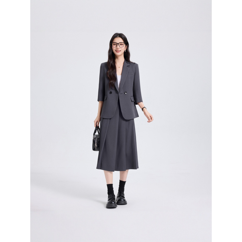 Navy Blue Women's Suit Set for - огляд і ціна Women Formal Wear Interview