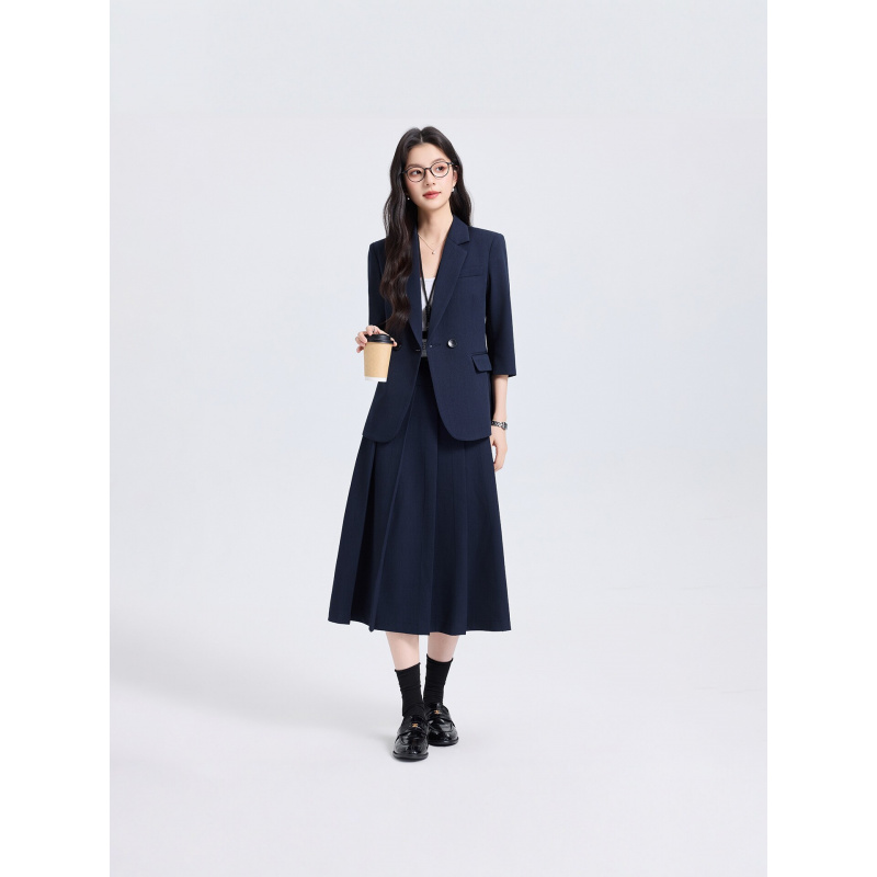 Navy Blue Women's Suit Set for - огляд і ціна Women Formal Wear Interview