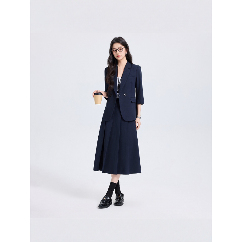 Navy Blue Women's Suit Set for - огляд і ціна Women Formal Wear Interview