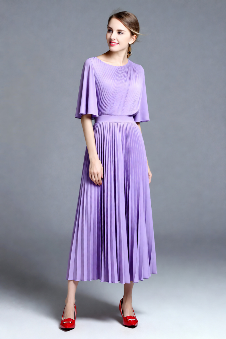 Women's Lilac Cape Sleeve Plea - огляд і ціна Women'S Formal Wear For A Wedding Guest