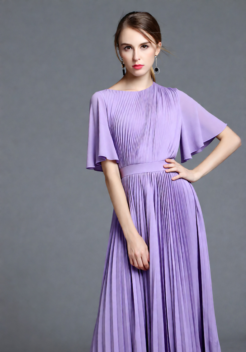 Women's Lilac Cape Sleeve Plea - огляд і ціна Women'S Formal Wear For A Wedding Guest