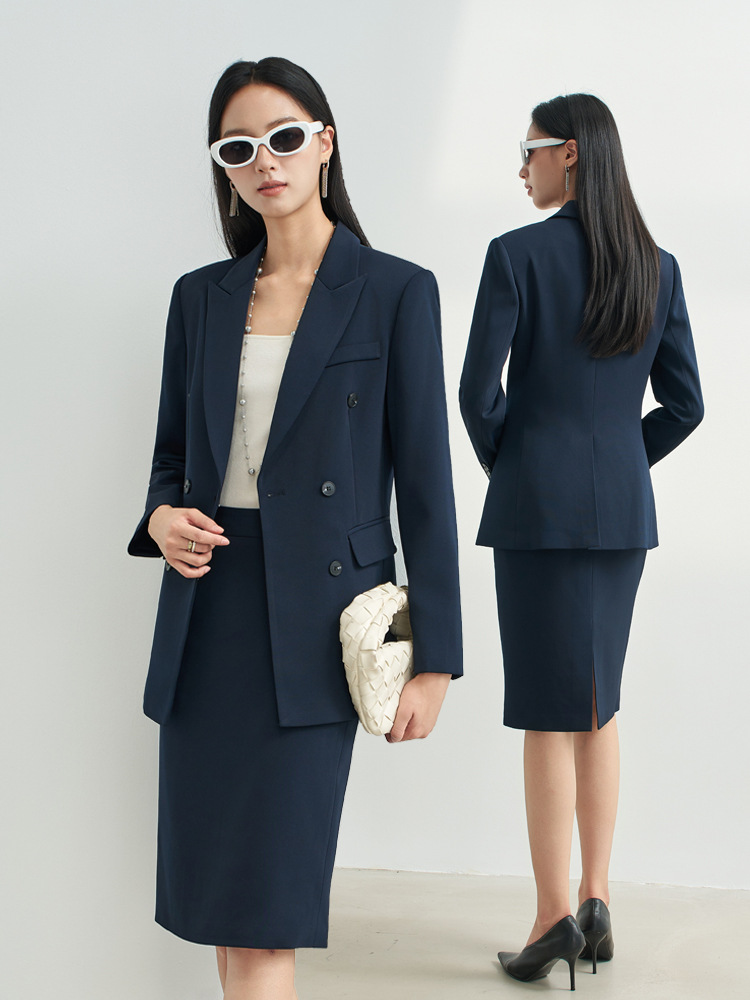 Navy Blue Professional Skirt S - огляд і ціна Women Formal Wear Interview