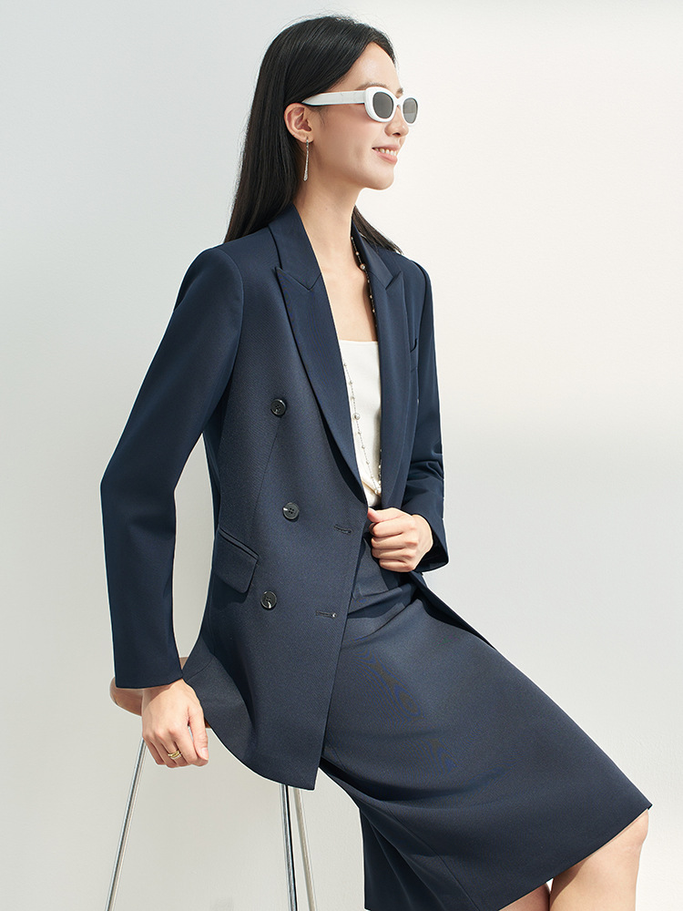 Navy Blue Professional Skirt S - огляд і ціна Women Formal Wear Interview
